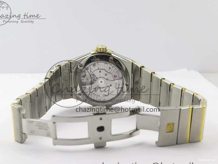 0312 Stylish Constellation 38mm SS RG VSF 1:1 Best Edition WhiteTextured Dial on SS RG Bracelet A8500 Super Clone 7921